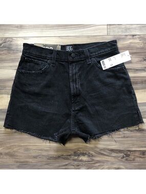 BDG High‑Rise Girlfriend Denim Shorts – Rigid Denim Cutoffs | Size 27